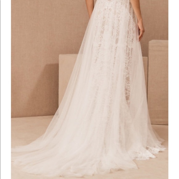 Watters Danbury Bridal Overskirt from BHLDN - Picture 2 of 6
